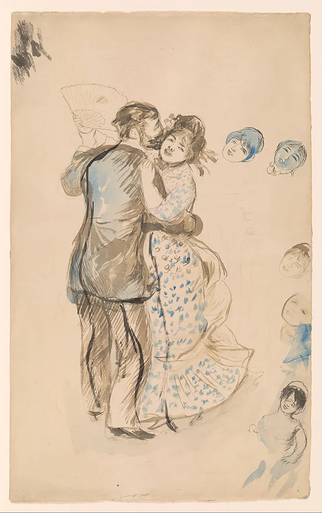 See Renoir's Rare Drawings on Display in the First Exhibition of