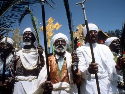 Ethiopian Orthodox priests