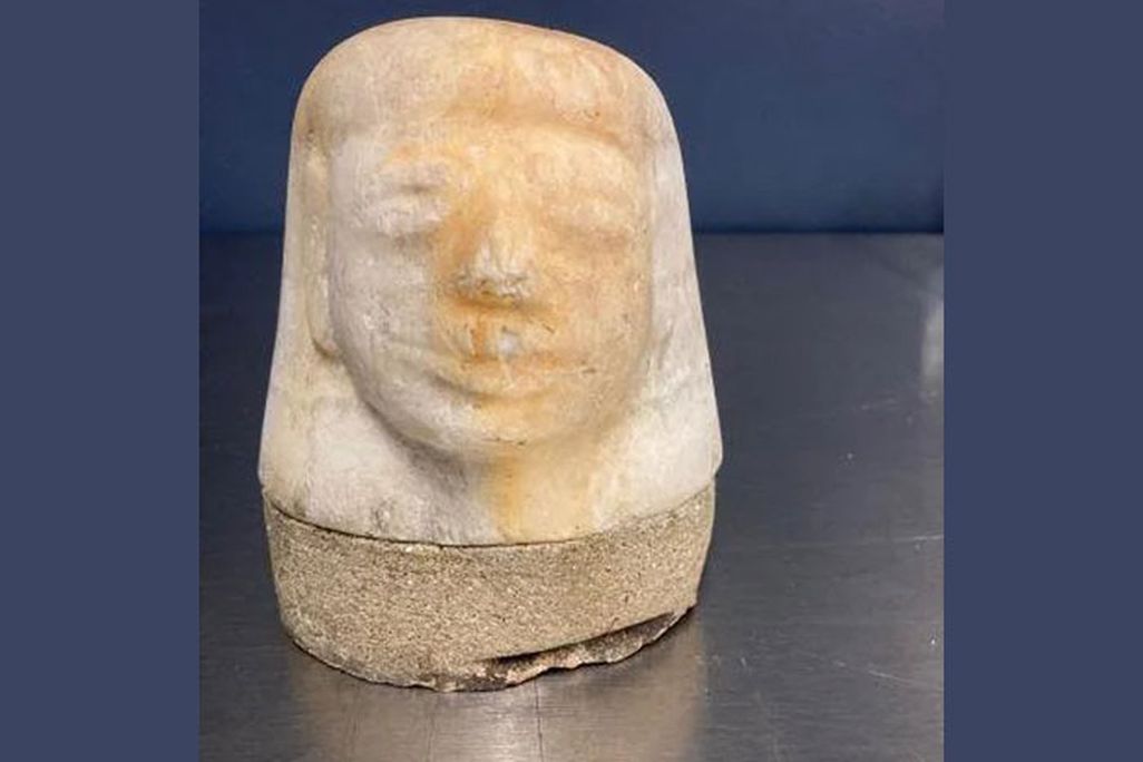 Imsety canopic jar lid
