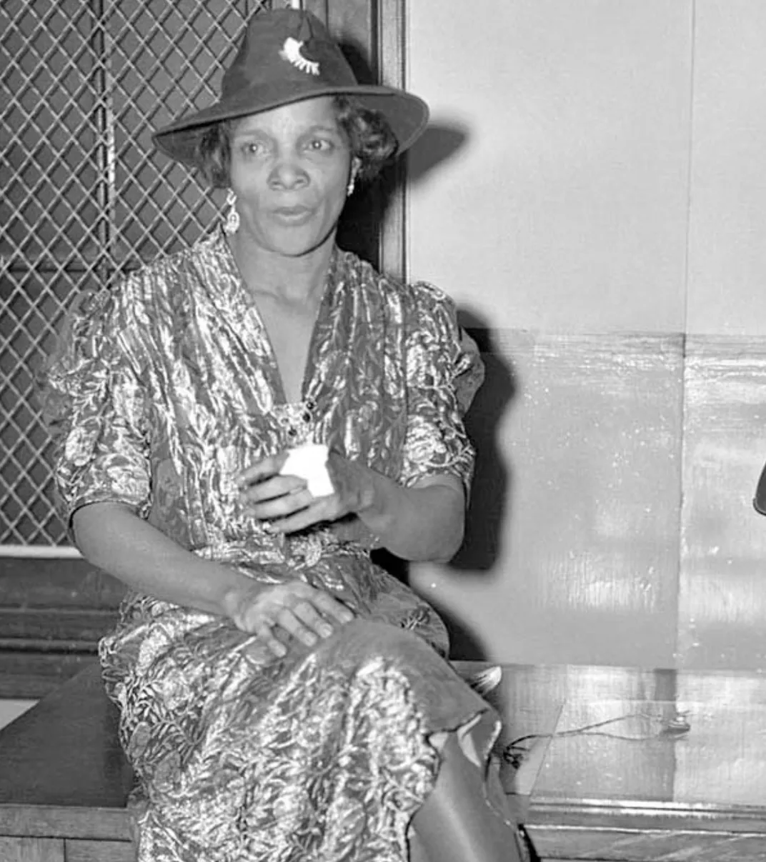 Stephanie St. Clair photographed while under arrest