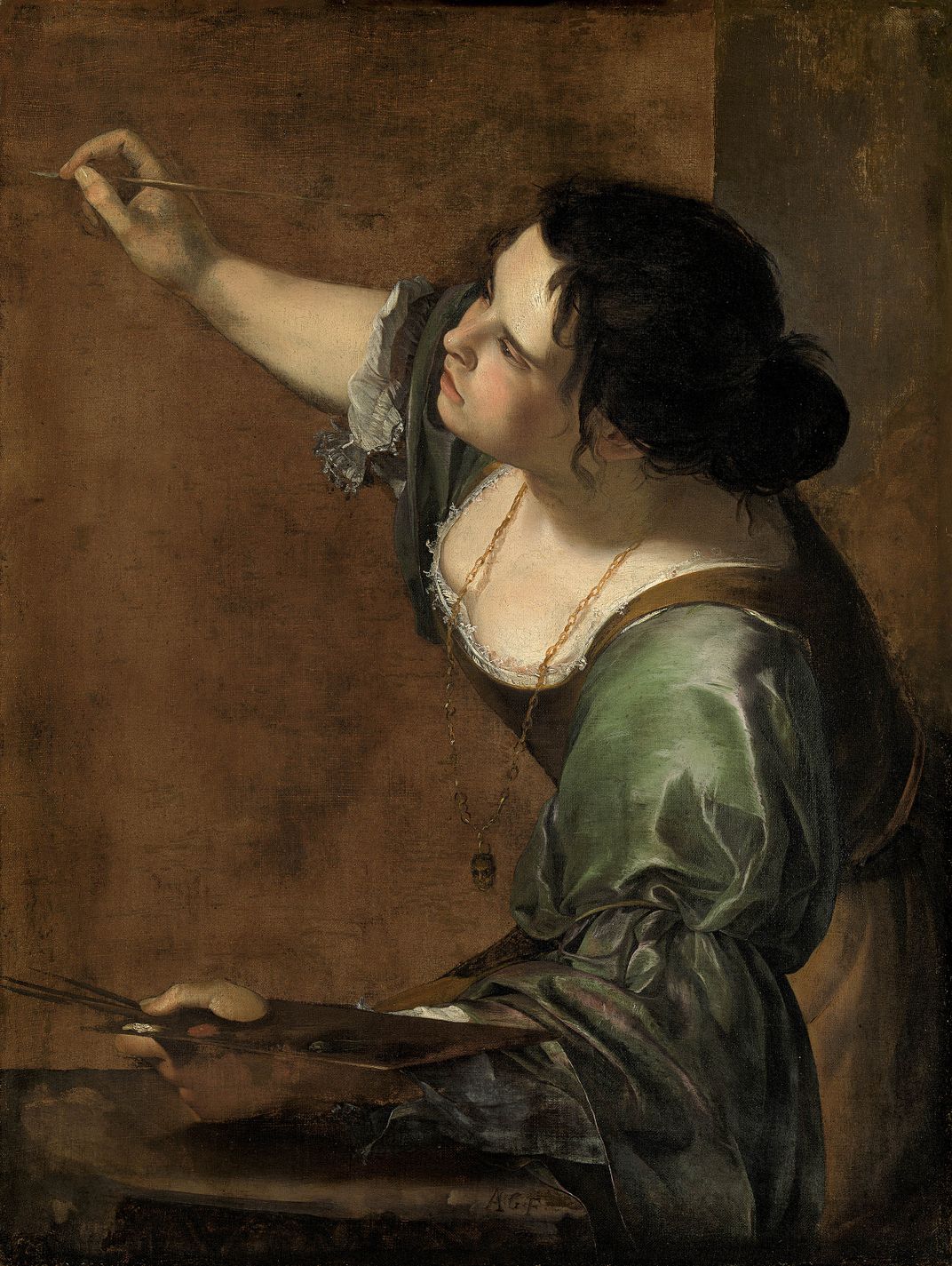 Artemisia Gentileschi, Self-Portrait as the Allegory of Painting, circa 1638 to 1639
