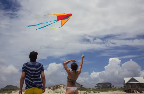 Flying a Kite on Emerald Isle thumbnail