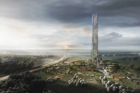 It’s believed the tower will be visible from 40 miles away.