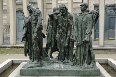 The city of Calais commissioned French sculptor Auguste Rodin to create&nbsp;Les Bourgeois de Calais&nbsp;in 1884.

