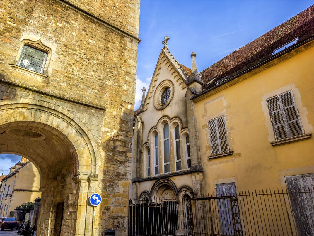 The historic center of Avallon