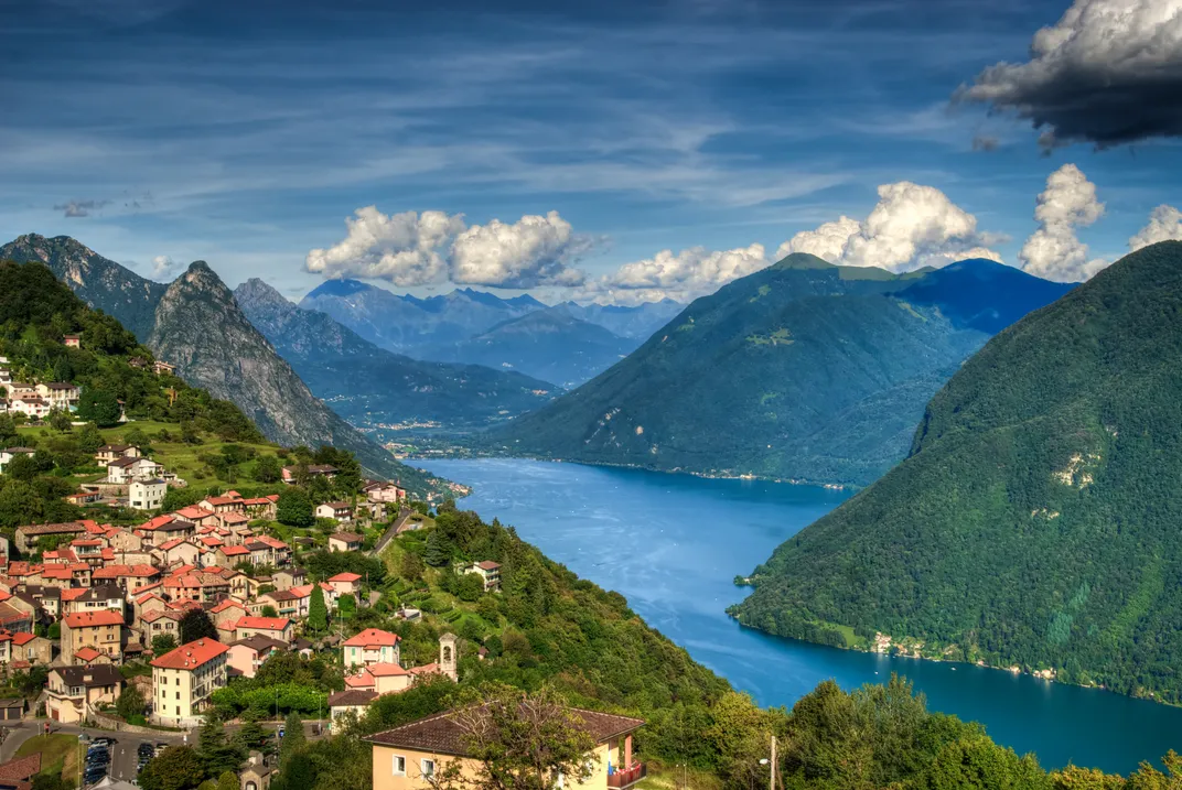 Lugano and its lake