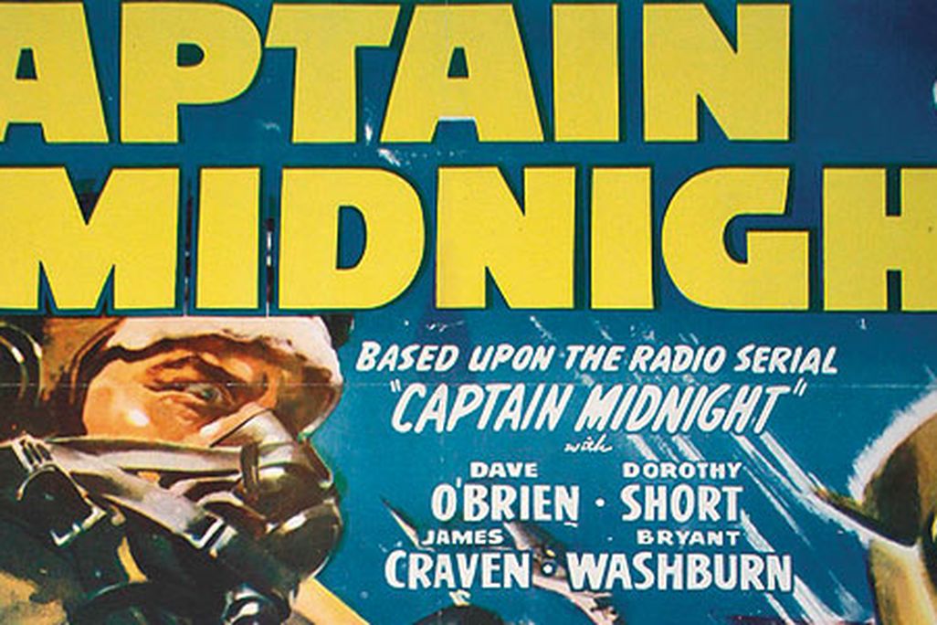 Over 15 episodes, Captain Midnight survived bombs, fire, near drowning, and more, before delivering criminal mastermind Ivan Shark to the police — a departure from the comic strip, in which Shark was devoured by a polar bear.