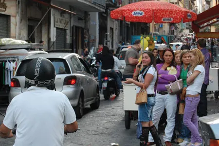 You can easily spend hours observing the teen scene in Naples.