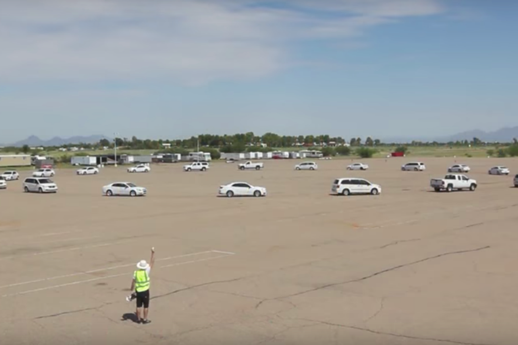 Autonomous car test