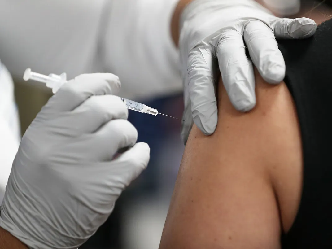 Covid Vaccine Being Administered