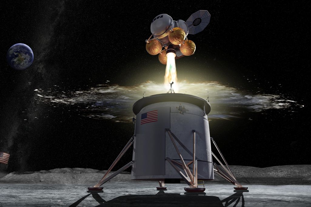 NASA lander depiction