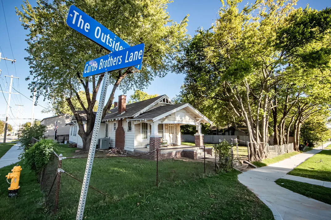 Exterior of the Outsiders House Museum