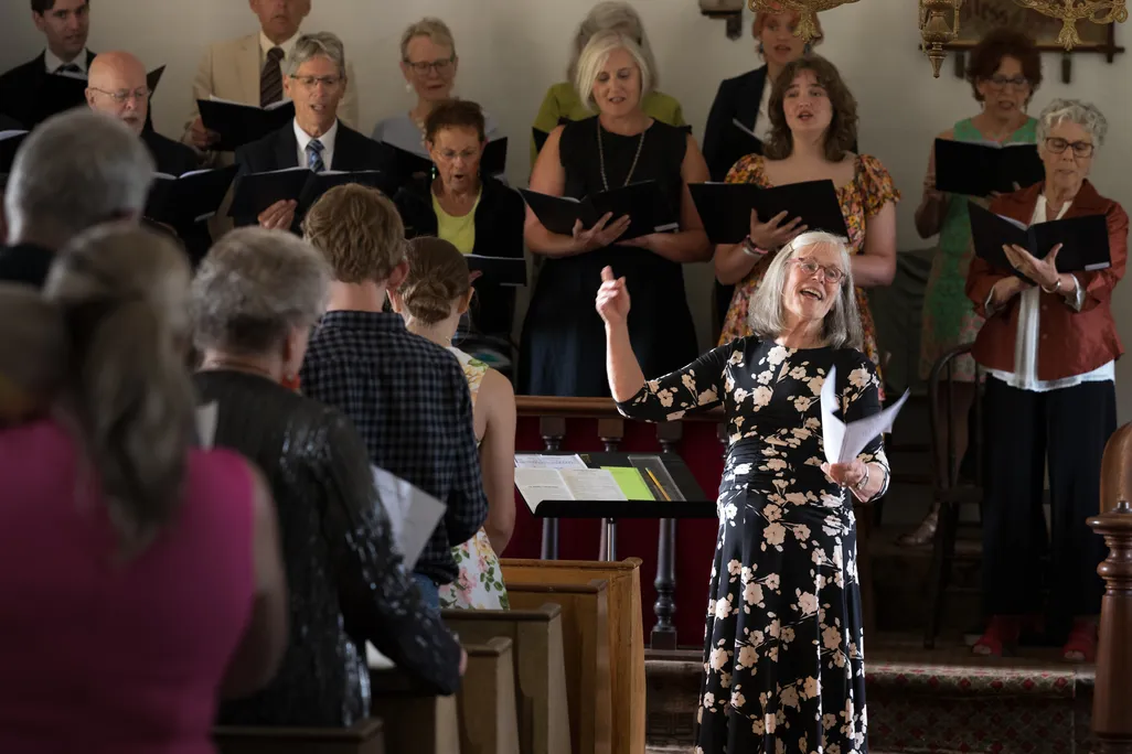 Choir at the 117th annual Central Mine reunion