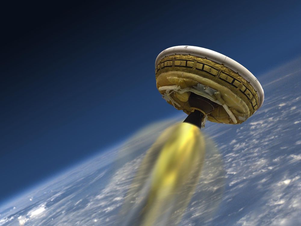 NASA flying saucer
