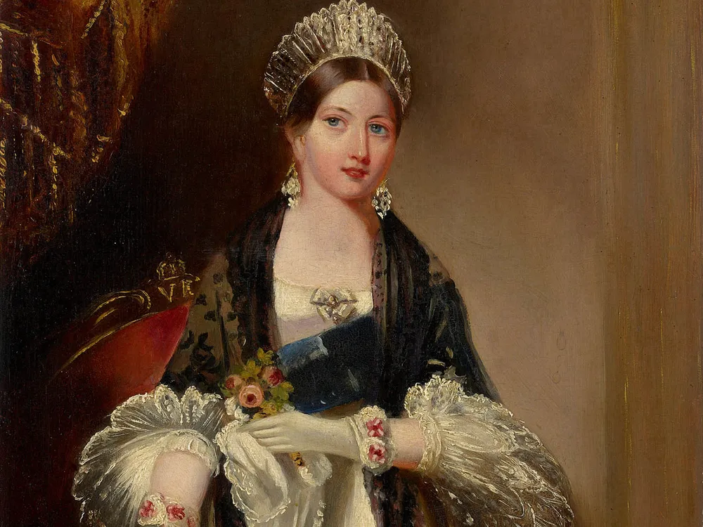 Queen Victoria at the Drury Lane Theatre