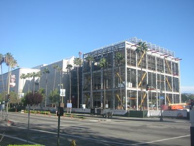 Los Angeles County Museum of Art, Broad Contemporary Art Museum building under construction