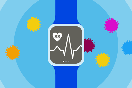 Signals from smartwatches can help catch infections early.