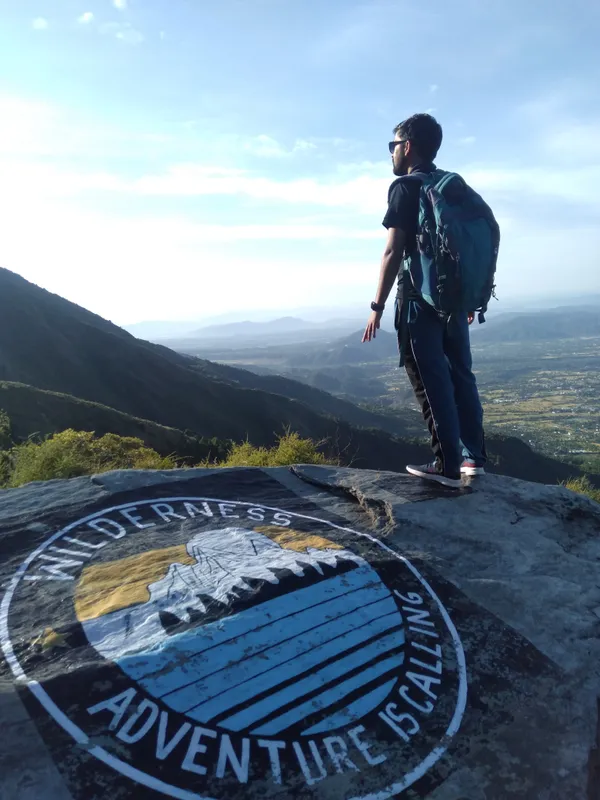 Quote painted on the way to Rising Star peak thumbnail