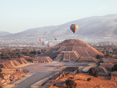 A view of Teotihuacan, San Juan Teotihuacan, Mexico
