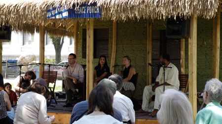 Presenters discuss the Peace Corps at the 2011 Smithsonian Folklife Festival.