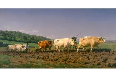 Rosa Bonheur, Ploughing in the Nivernais, 1849