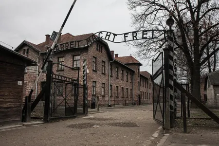 Photo taken at Auschwitz in 2013.
