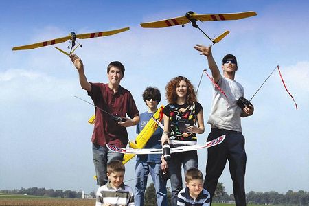 Pilots of all ages fly models of all types at Academy of Model Aeronautics clubs. The Academy also awards academic scholarships to graduating seniors who have been AMA members for three years. Among the pilots who got their start in model aviation: Neil Armstrong.