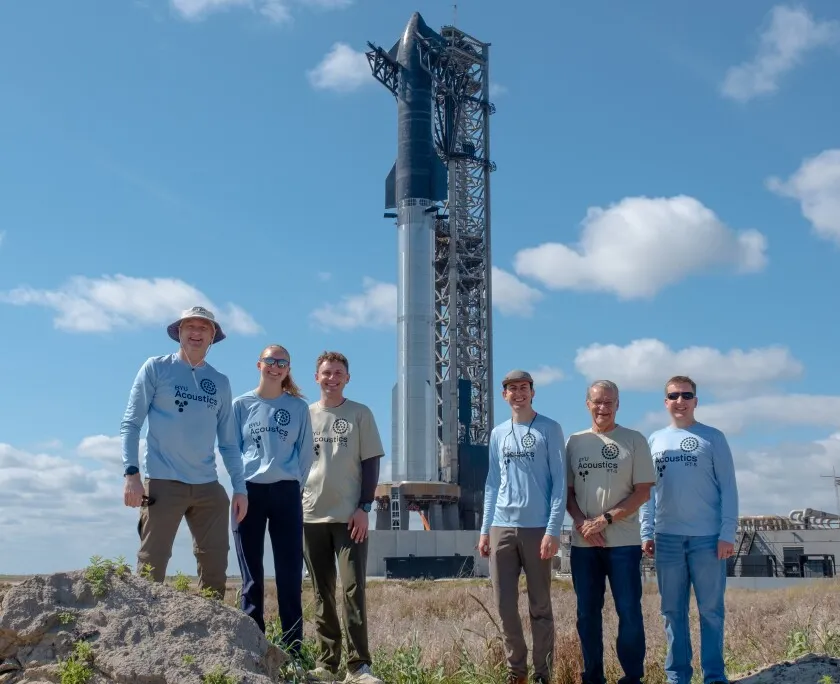 The BYU research team in Boca Chica Beach, Texas
