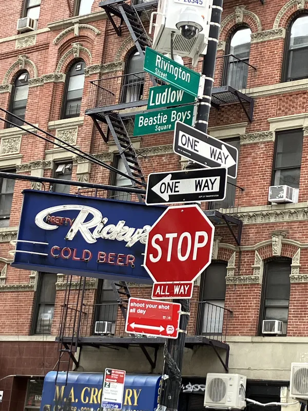Manhattan Street Signs.  Apple iPhone SE (3rd generation) thumbnail
