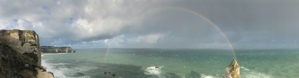 The cliffs, the sea and the rainbow thumbnail