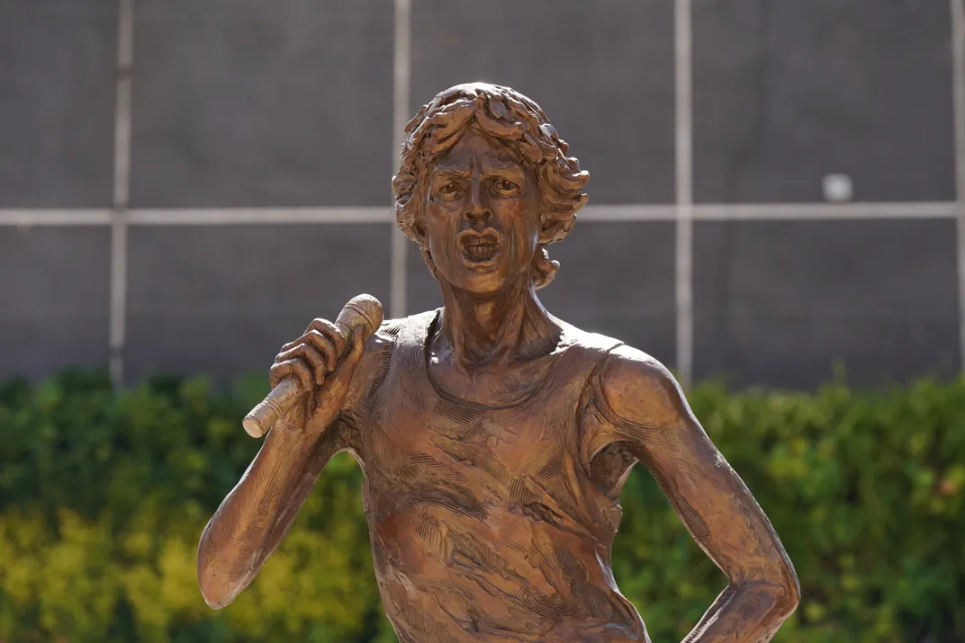 Statue of Mick Jagger