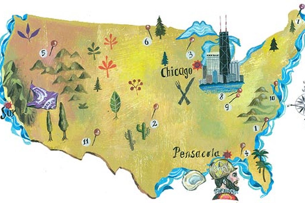 Destination America map