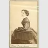 Portrait of Elizabeth Van Lew sitting in profile.