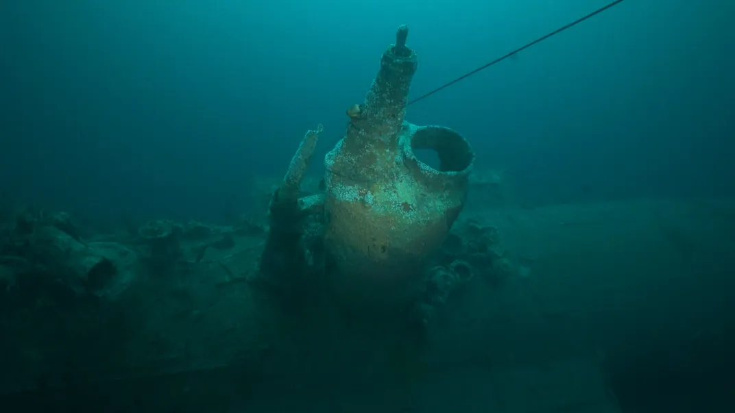The remains of UC-18​​​​​​​'s periscope