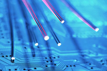 This online article is brought to you by fiber optic cables.