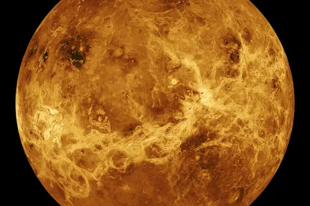 The Magellan probe captured radar images of the surface of Venus