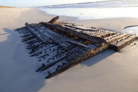 The Earl of Chatham, previously a Royal Navy vessel called the HMS Hind, was discovered in February 2024 on the shores of Sanday.