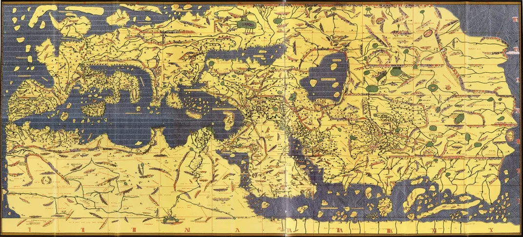 What is the oldest surviving map?