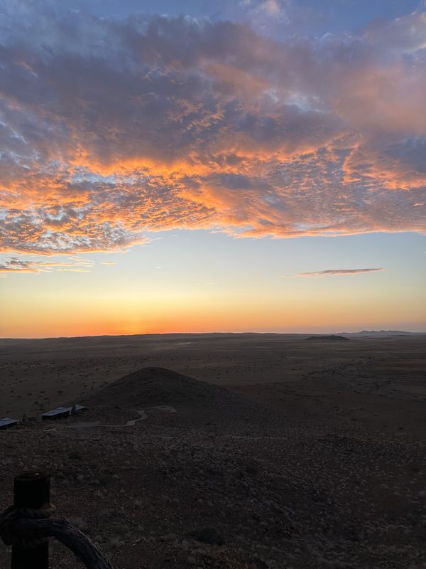 Magic sunset in Namibia. thumbnail