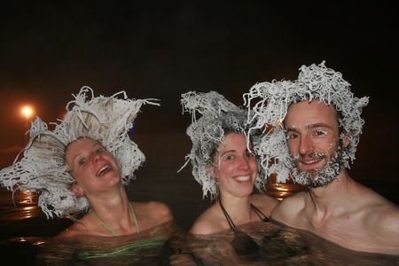Expect a hair-raising good time at the annual International Hair Freezing Contest. 
