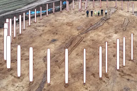 The circle was found during construction in a small town in northern Denmark.