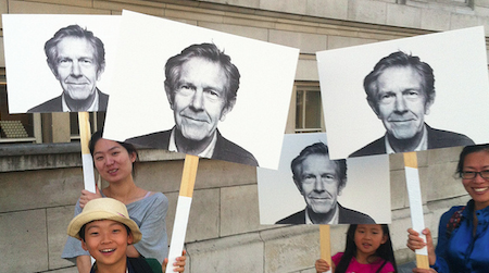 John Cage fans celebrate the composer at the 2012 BBC Proms music festival.
