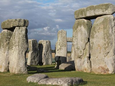 Archaeologists unearthed fossilized feces not far from Stonehenge.