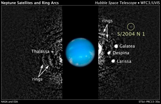 Neptune’s new moon, S/2004 N 1, is the planet’s 14th.