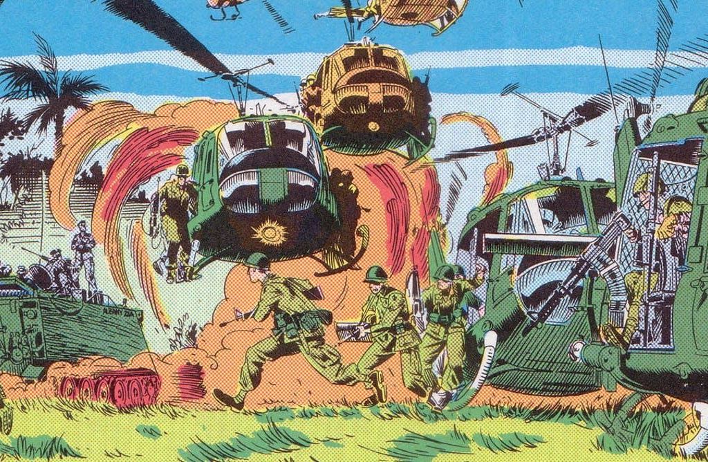 A Panel from the Marvel Comics series ‘The 'Nam.’
