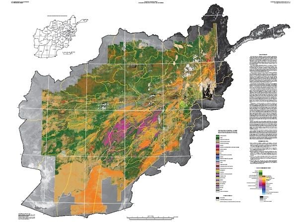 A map of Afghanistan’s resources