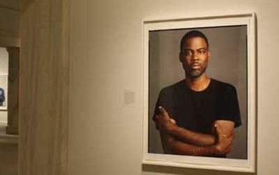 The Black List features portraits of fifty African Americans who are influential in their fields, such as Chris Rock.