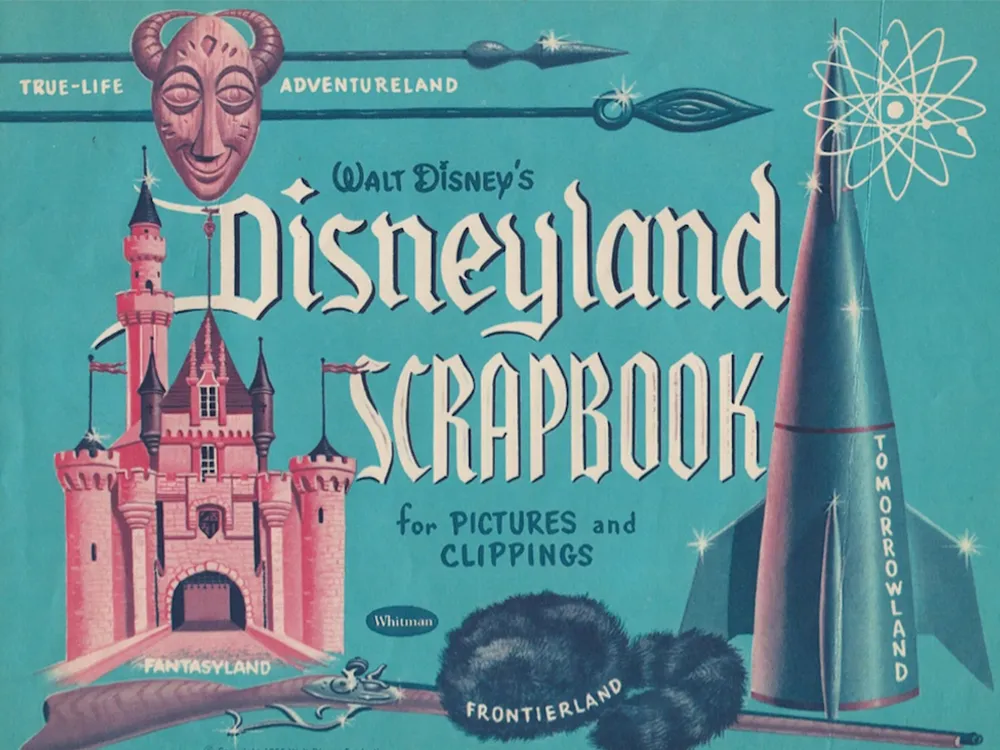 Souvenir Disneyland scrapbook
