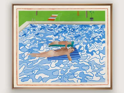 David Hockney painted&nbsp;California (1965) after traveling to Los Angeles for the first time.