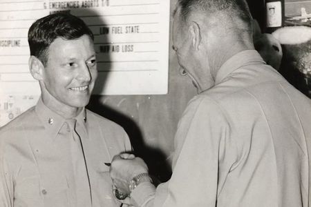 Jack Dailey in his early days as a Marine aviator.